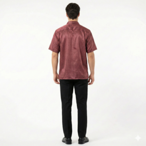 Gianni Visentin Kemeja Formal Pria Dobby Regular Fit Kotak kotak - 8915