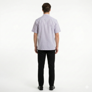 Gianni Visentin Kemeja Casual Pria Katun Regular Fit Kotak Kotak - 8984