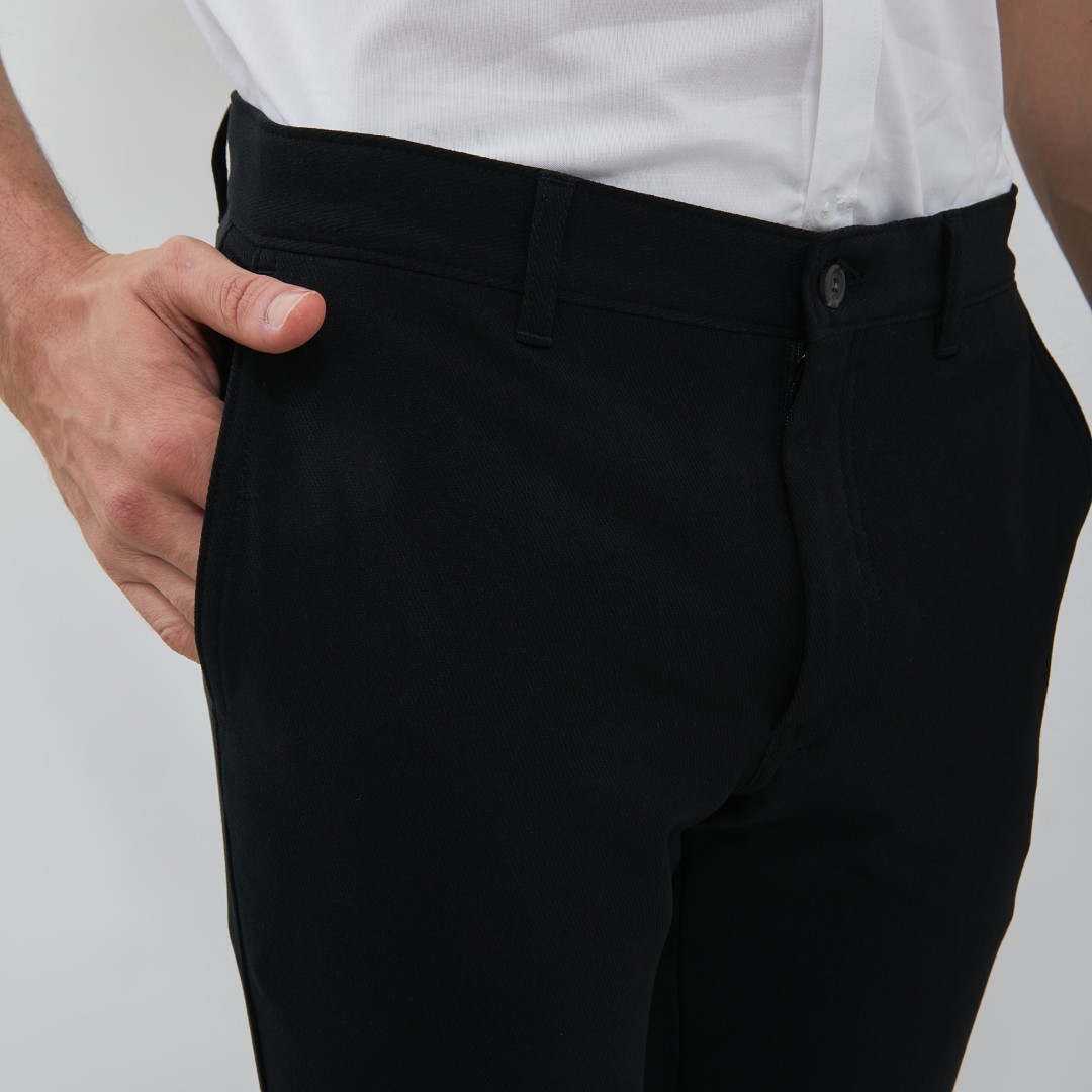 Jobb Spain Celana Panjang Modern Slim Fit Black - Image 5