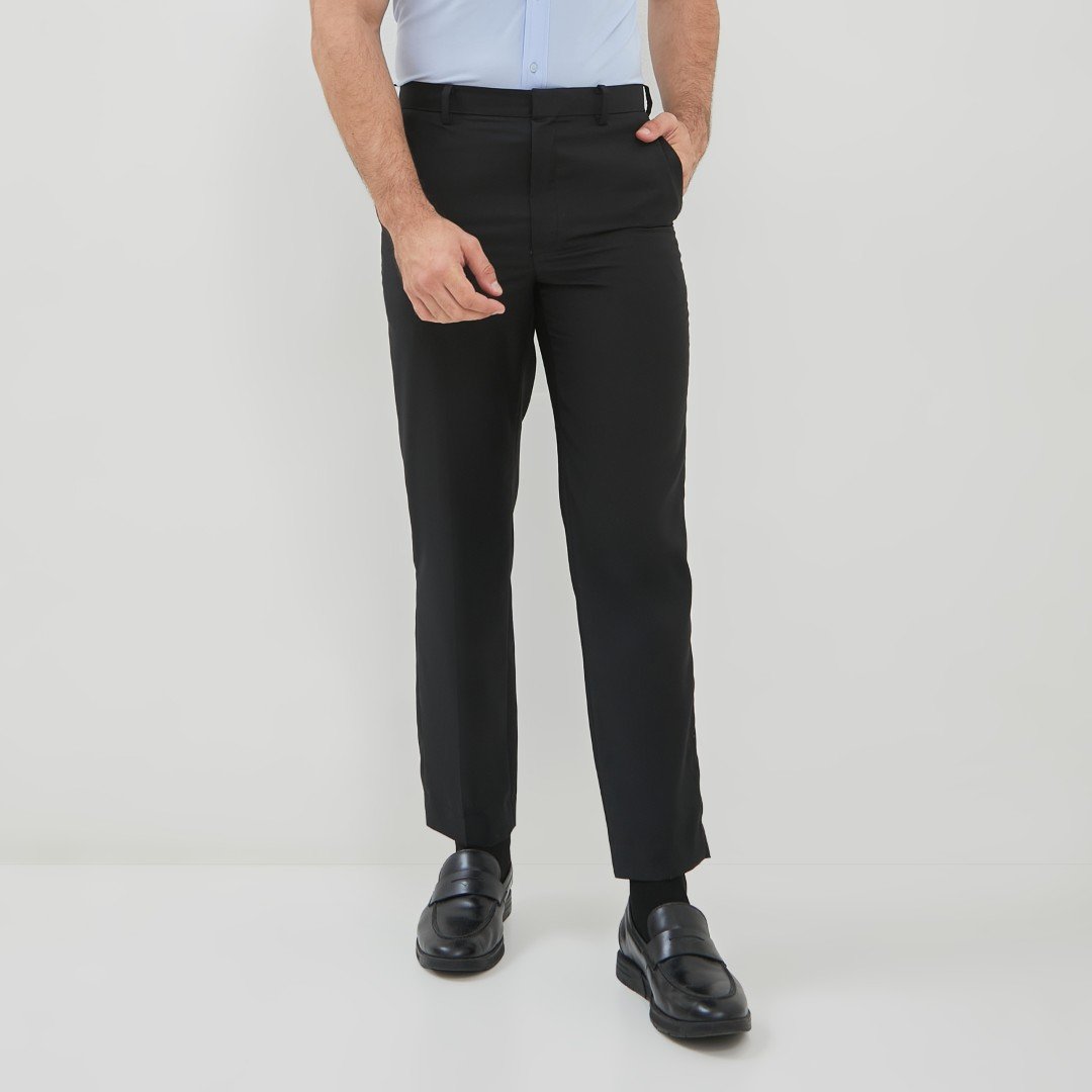 Jobb Wollder Celana Panjang Pria Regular Fit Hitam - Image 2
