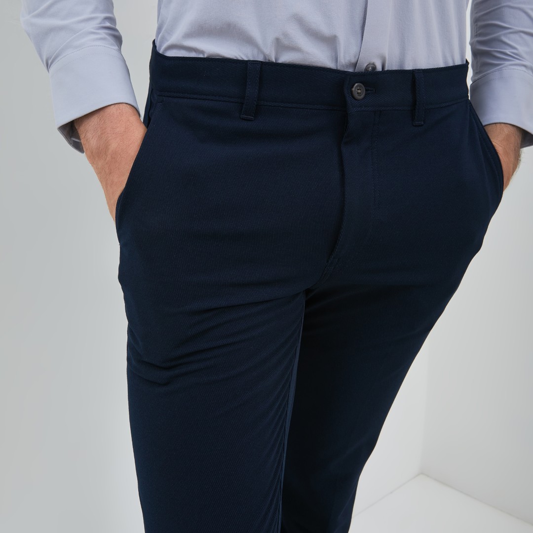 Jobb Spain Celana Panjang Modern Slim Fit Navy - Image 3