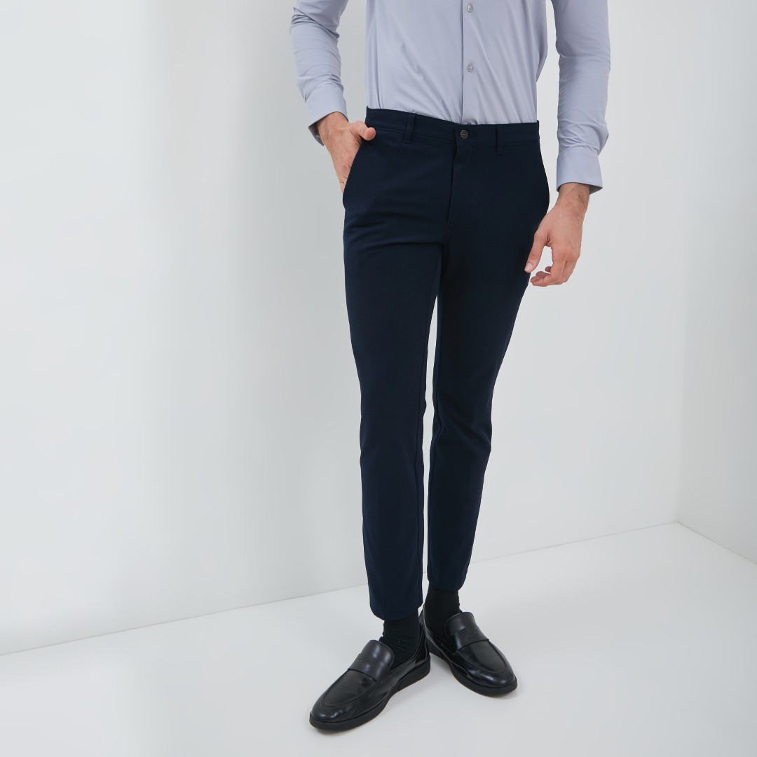 Jobb Spain Celana Panjang Modern Slim Fit Navy - Image 4