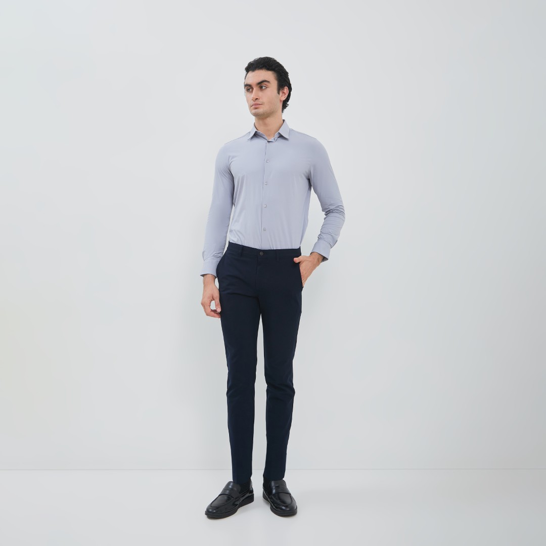 Jobb Spain Celana Panjang Modern Slim Fit Navy - Image 5