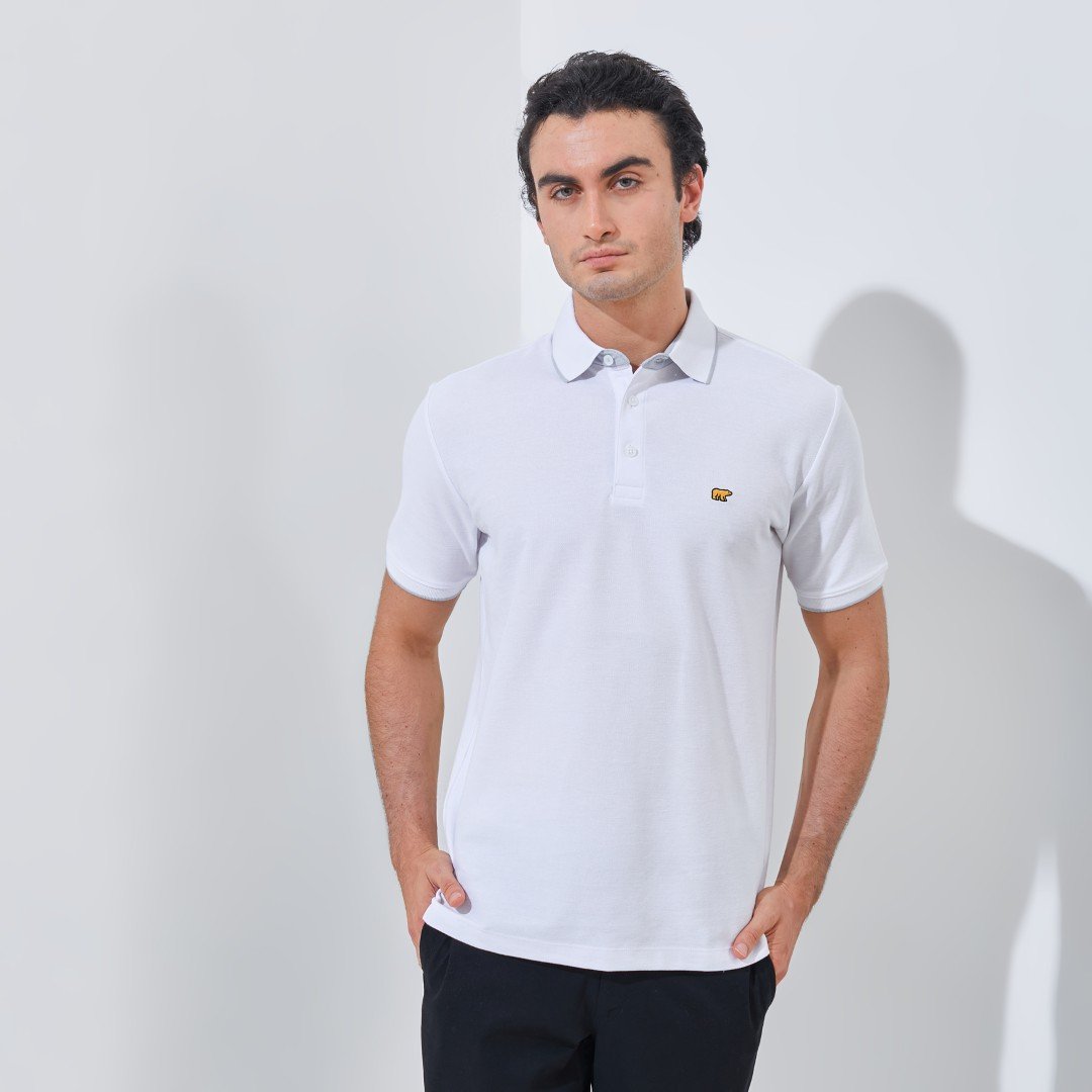 Jack Nicklaus Coda Polo Shirt Pria Regular Fit White