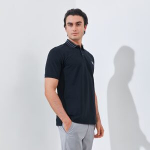 Jack Nicklaus Barack Polo Shirt Pria Regular Fit Black