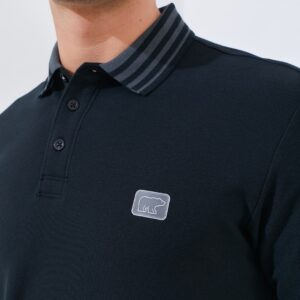 Jack Nicklaus Barack Polo Shirt Pria Regular Fit Black