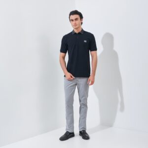 Jack Nicklaus Barack Polo Shirt Pria Regular Fit Black