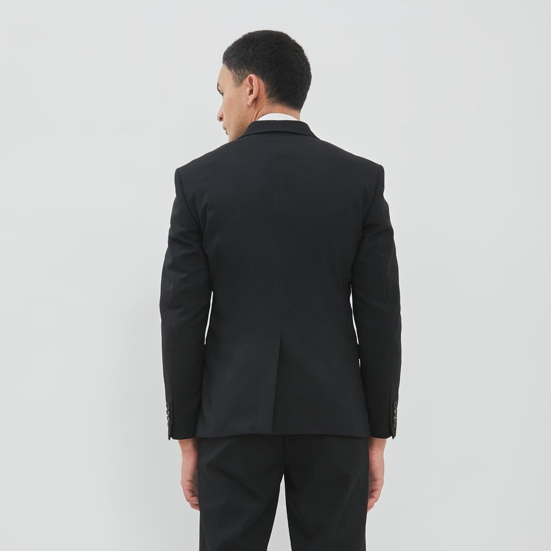 JOBB Oklahoma-T2 Jas Pria Slim Fit Hitam - Image 2