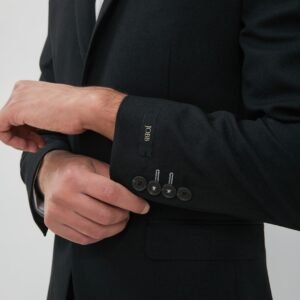 JOBB Oklahoma-T2 Jas Pria Slim Fit Hitam