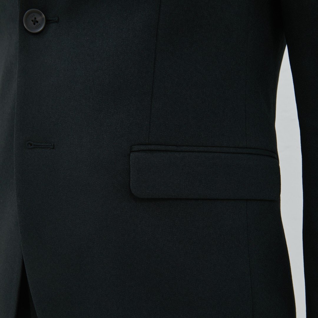 JOBB Oklahoma-T2 Jas Pria Slim Fit Hitam - Image 6