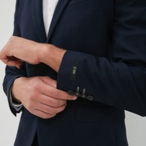 JOBB Oklahoma-T2 Jas Pria Slim Fit Navy