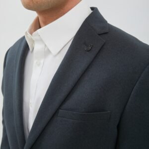 JOBB Oklahoma-T2 Jas Pria Slim Fit Abu-Abu