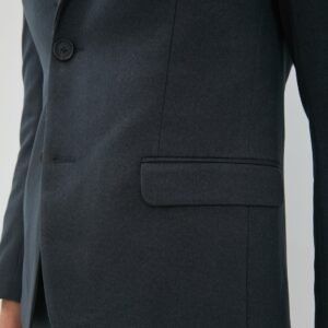 JOBB Oklahoma-T2 Jas Pria Slim Fit Abu-Abu