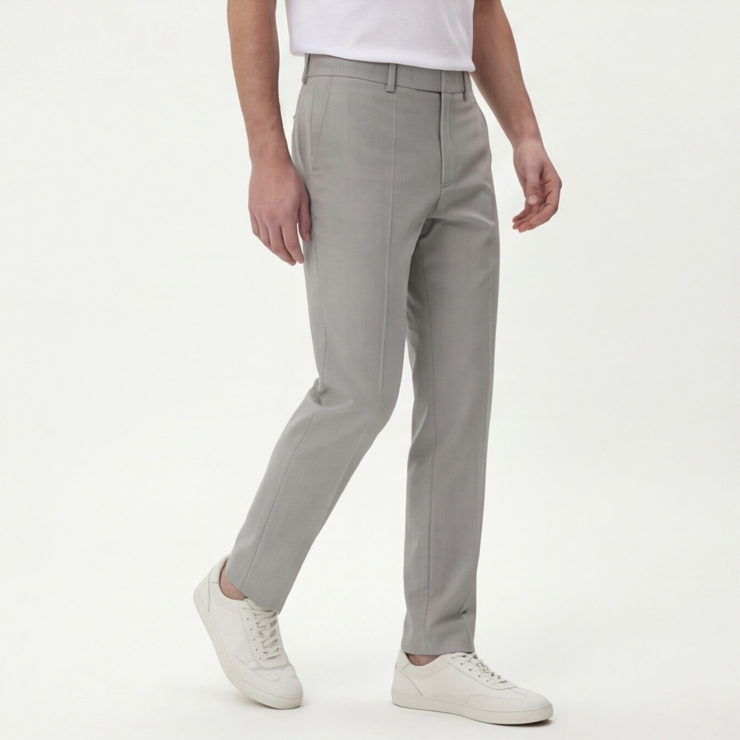 Jobb Heritage Cardiff Celana Panjang Pria Slim Fit Grey - Image 2