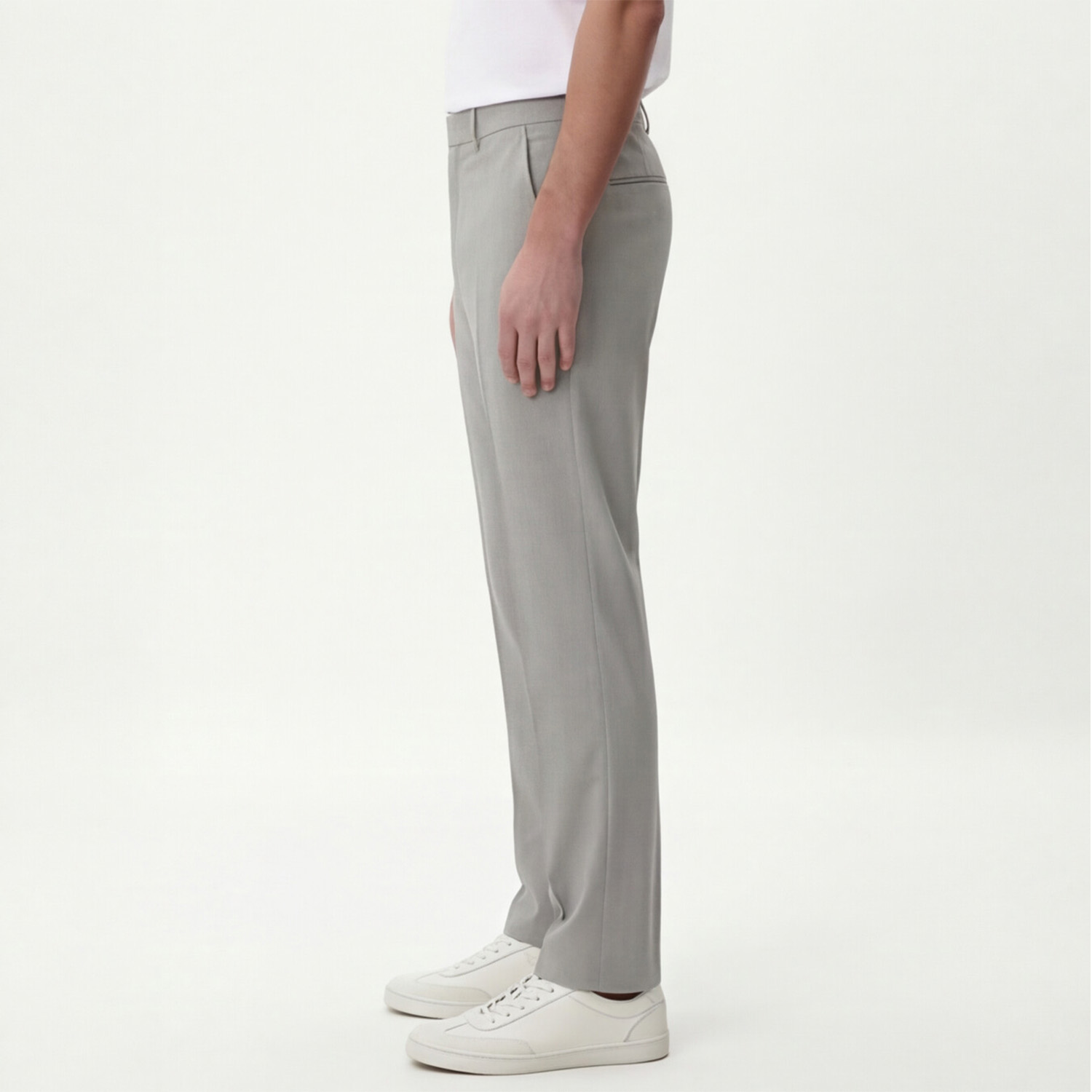 Jobb Heritage Cardiff Celana Panjang Pria Slim Fit Grey - Image 3