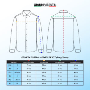 Raymond Renee Koko Pria Lengan Panjang Regular Fit Putih - 0337