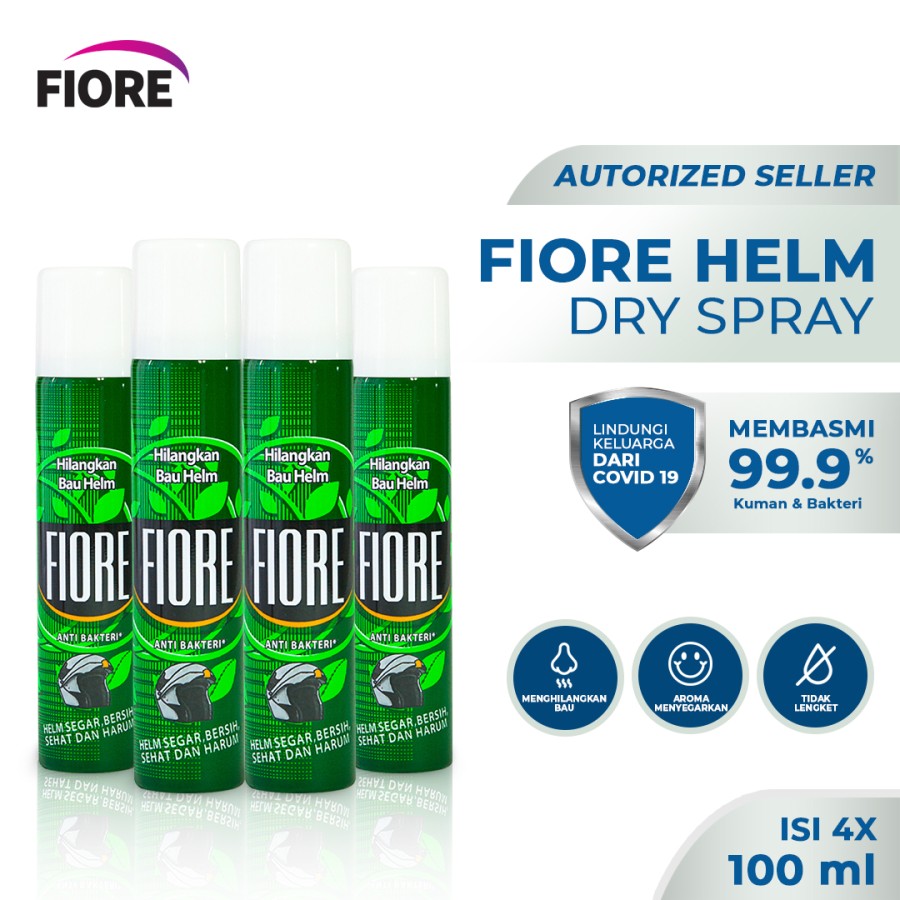 Fiore Helm - Penghilang Bau - 100 ML - Isi 4 Pcs