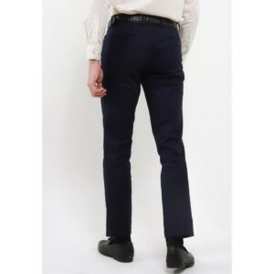 Gianni Visentin - Celana Bahan Formal Pria Slimfit Biru Tua - 4033