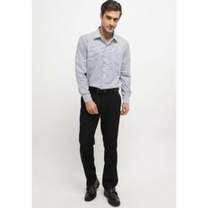 Gianni Visentin - Celana Bahan Formal Pria Slimfit Biru Tua - 4033