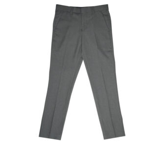 Gianni Visentin Celana Panjang Pria Formal Tailored High Waist Regular Fit Abu-abu - 2124