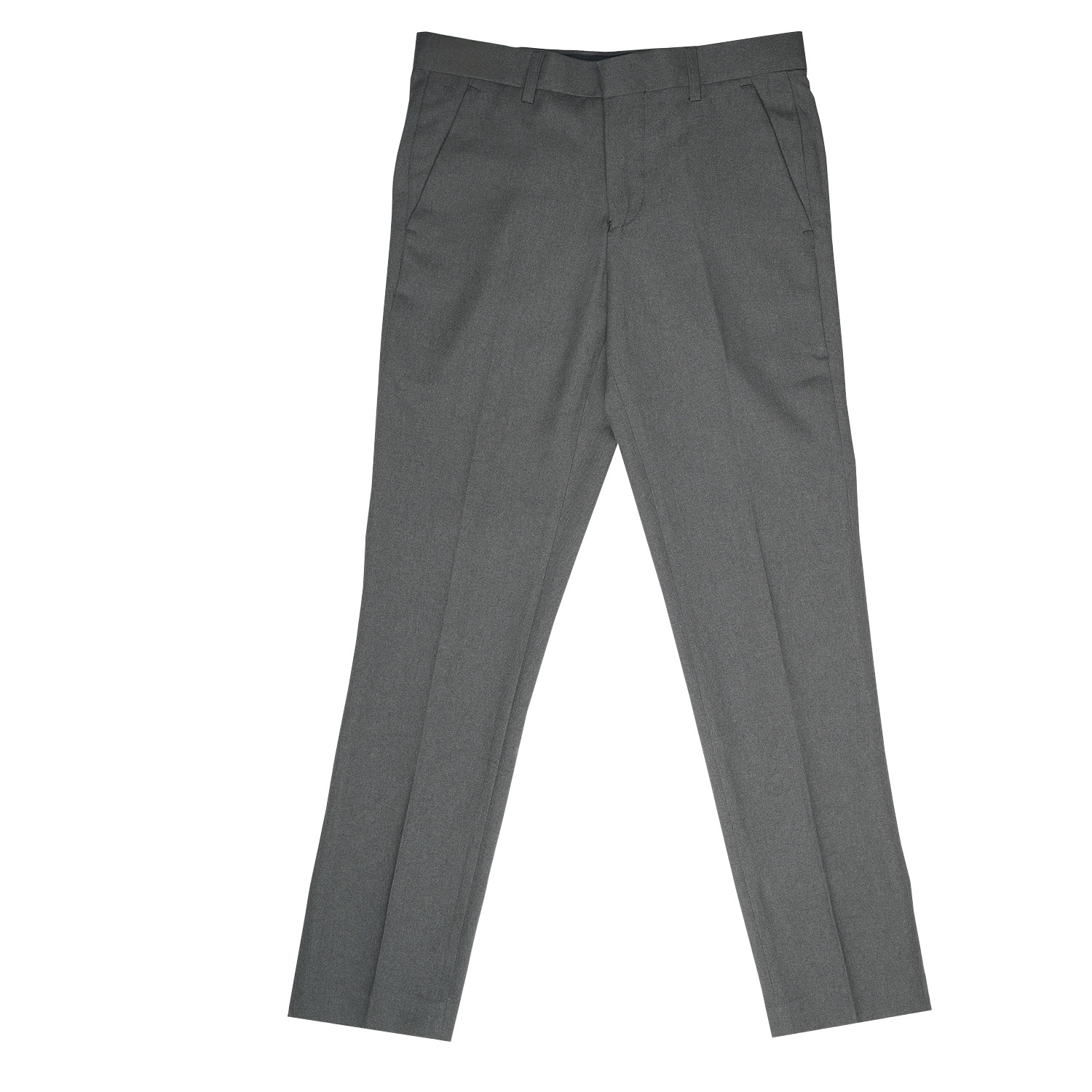 Gianni Visentin Celana Panjang Pria Formal Tailored High Waist Regular Fit Abu-abu - 2124 - Image 3