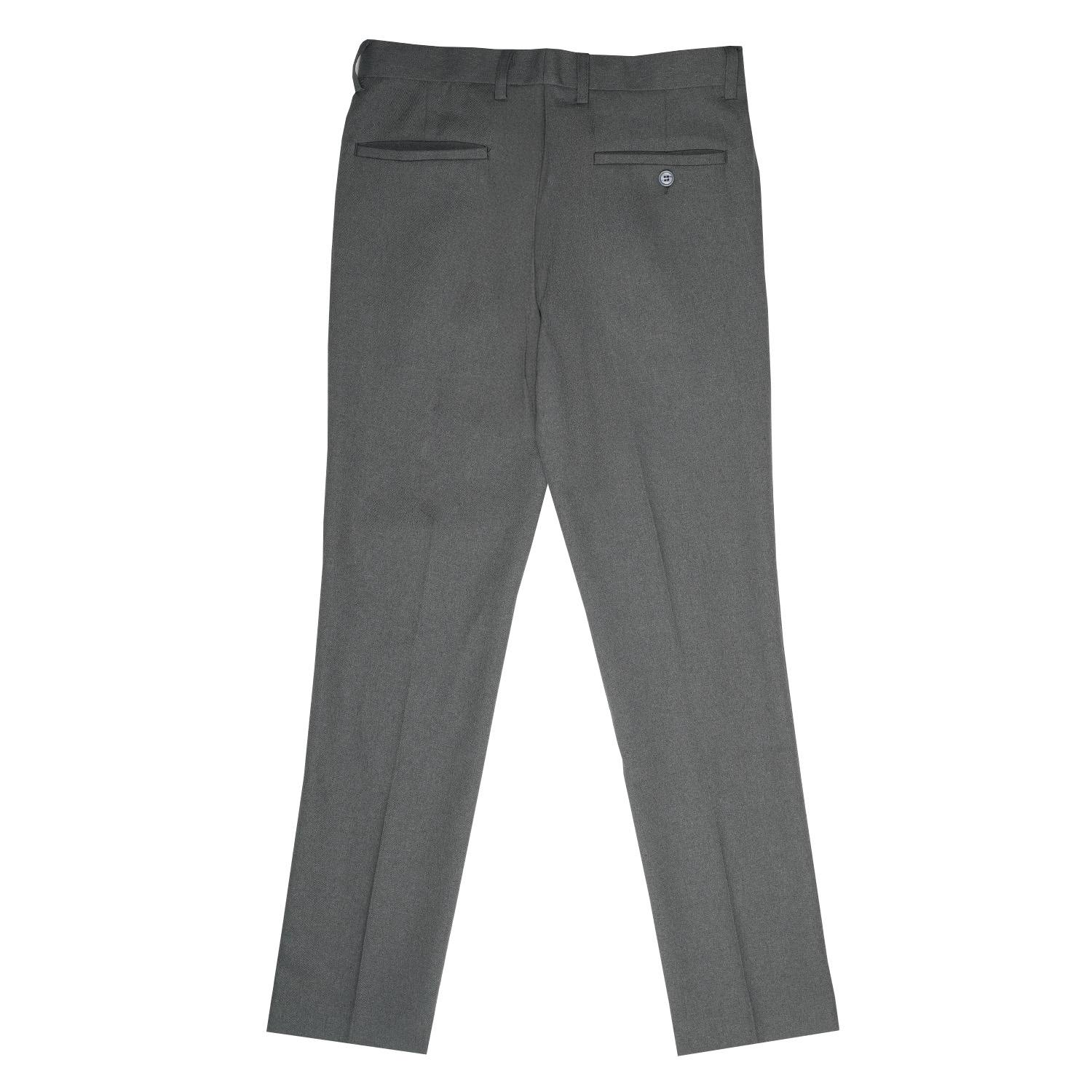 Gianni Visentin Celana Panjang Pria Formal Tailored High Waist Regular Fit Abu-abu - 2124 - Image 4