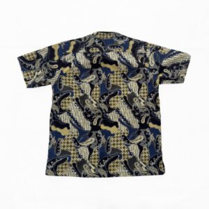 Gianni Visentin Kemeja Batik Pria Lengan Pendek Regular Fit Kuning - 9109