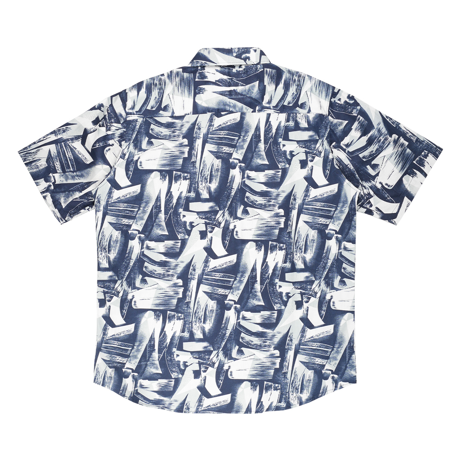 Gianni Visentin Kemeja Formal Pria Katun Print Regular fit Biru Tua - 6053 - Image 4
