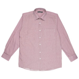 Gianni Visentin Kemeja Formal Pria Katun Rich Regular Fit Merah - 9053