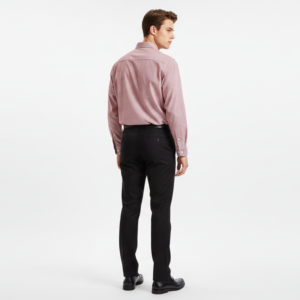 Gianni Visentin Kemeja Formal Pria Katun Rich Regular Fit Merah - 9053