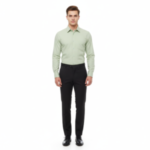 Gianni Visentin Kemeja Formal Pria Oxford Regular Fit Hijau - 9067