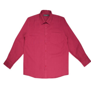 Gianni Visentin Kemeja Formal Pria Oxford Regular Fit Maroon - 9038