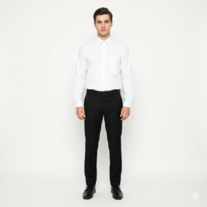Gianni Visentin Kemeja Formal Pria Oxford Regular Fit Putih - 9038
