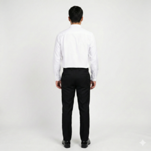 Gianni Visentin Kemeja Formal Pria Oxford Regular Fit Putih - 9038