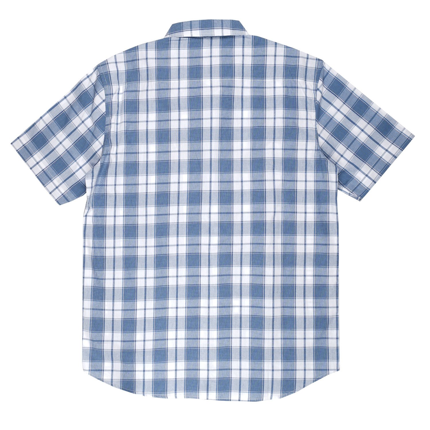 Gianni Visentin Kemeja Pria Vennus Printing Kotak-kotak Biru - 6087 - Image 4