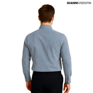 Gianni Visentin - Kemeja Formal Regular Bahan Dobby - 8988