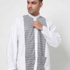 Raymond Renee Koko Pria Lengan Panjang Regular Fit Putih - 0337