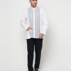 Raymond Renee Koko Pria Lengan Panjang Regular Fit Putih - 0338