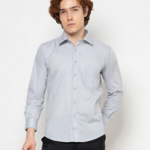 Raymond Renne Kemeja Pria Lengan Panjang Slim Fit Light Grey - 3155