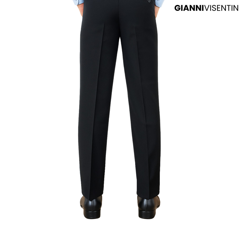 Gianni Visentin - Celana Bahan Formal Tailored Hightwiss Regular Pria - 2145 - Image 3