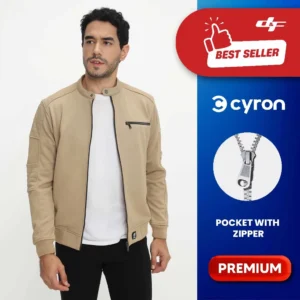 d&f Jaket Bomber Pria Cut & Sewn – Khaki