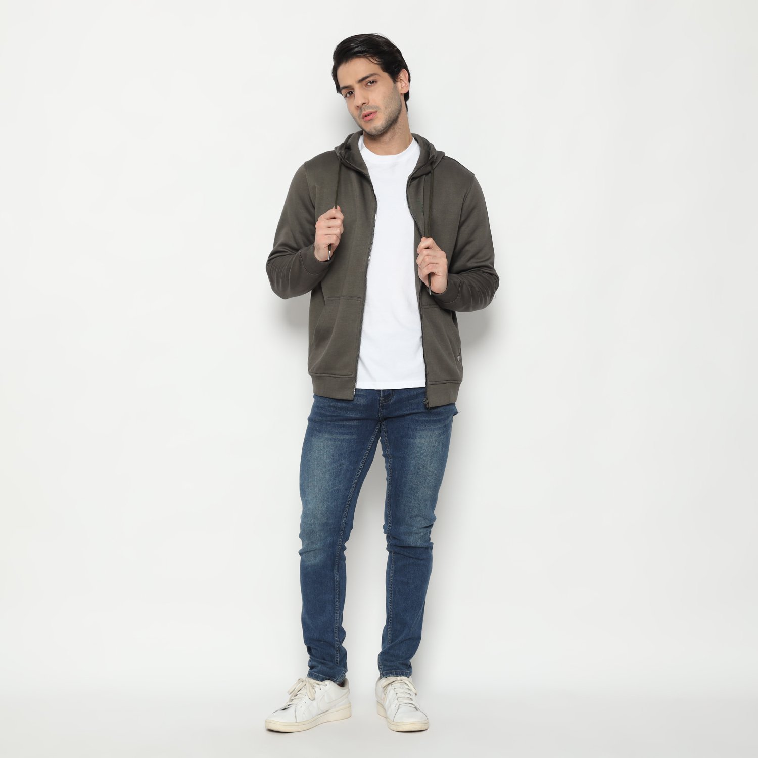 d&f sweatshirt Dsgn Danbal - Tera Olive - Image 5
