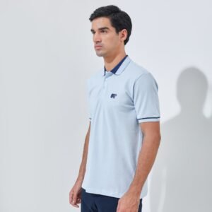 Jack Nicklaus Hunter Polo Shirt Pria Regular Fit Light Blue