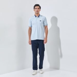 Jack Nicklaus Hunter Polo Shirt Pria Regular Fit Light Blue