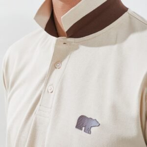 Jack Nicklaus Hunter Polo Shirt Pria Regular Fit Beige