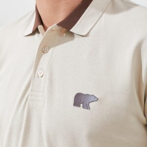 Jack Nicklaus Hunter Polo Shirt Pria Regular Fit Beige