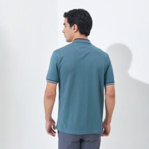 Jack Nicklaus Hunter Polo Shirt Pria Regular Fit Dark Green