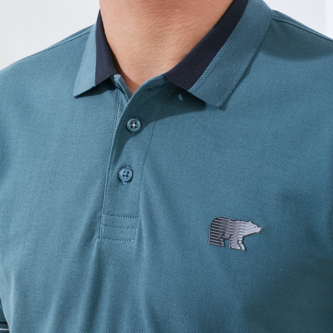 Jack Nicklaus Hunter Polo Shirt Pria Regular Fit Dark Green - Image 3