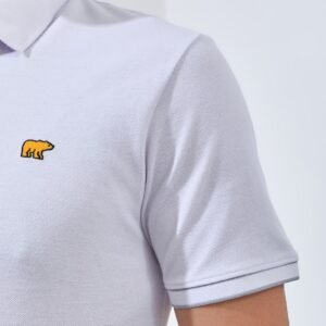 Jack Nicklaus Rain Polo Shirt Pria Slim Fit White