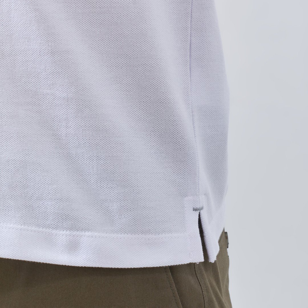 Jack Nicklaus Rain Polo Shirt Pria Slim Fit White - Image 6